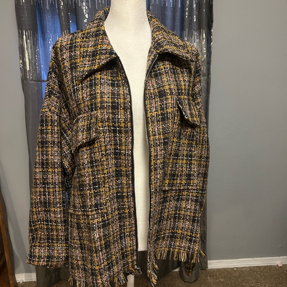 Women's Classic Plaid Blazer
